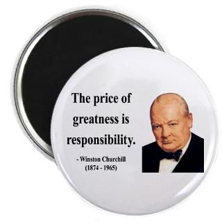 Winston Churchill 18 Magnet for $4.50