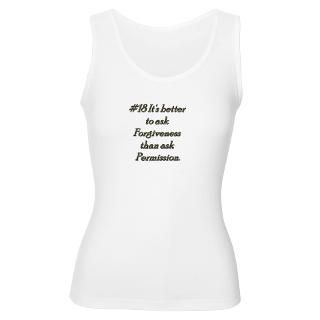 Rule 18 Its better to ask forgiveness Tank Top by lageodesign