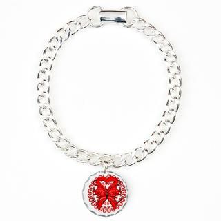 Red Butterfly Ribbon Bracelet for $19.00