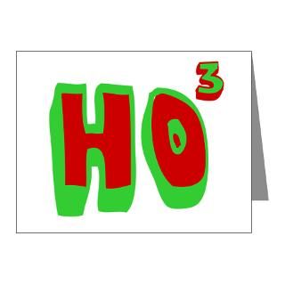  Christmas Note Cards  Ho3 (Ho, Ho, Ho) Note Cards (Pk of 20