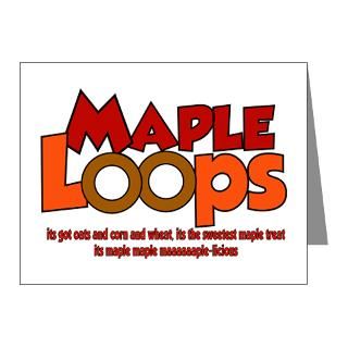 Gifts  Alan Harper Note Cards  Maple Loops Note Cards (Pk of 20