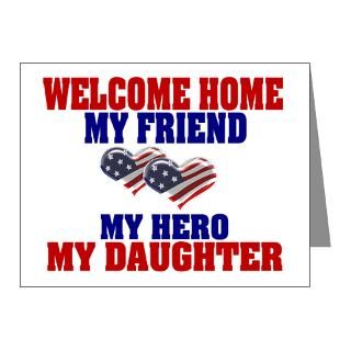 Air Force Note Cards  my daughter welcome home Note Cards (Pk of 20