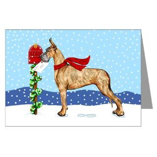 Greeting Cards  Great Dane Brindle Mail Greeting Cards (Pk of 20