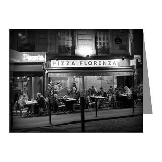 Black And White Note Cards  Pizza Florenza Note Cards (Pk of 20