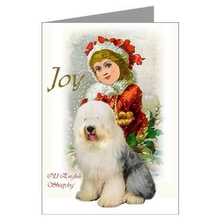 Art Greeting Cards  Old English Sheepdog Greeting Cards (Pk of 20