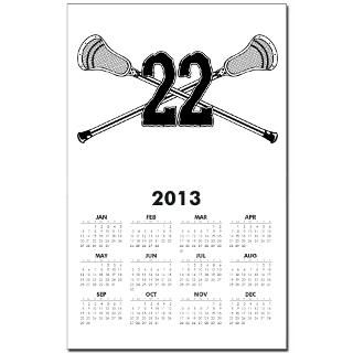 Lacrosse Number 22 Calendar Print for $10.00