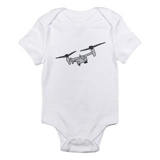 Airplane Baby Clothing  V 22 Infant Bodysuit