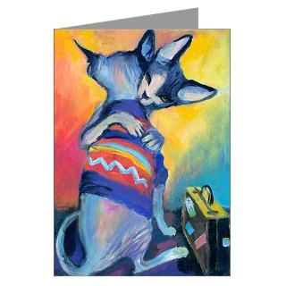 sphynx 22 greeting cards pk of 20