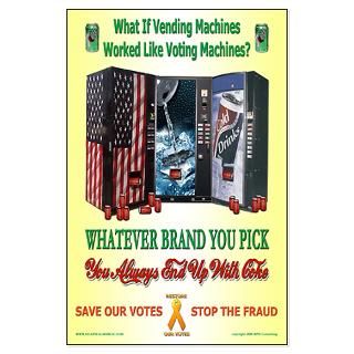 What If Vending & Voting Machines 23x35 Poster