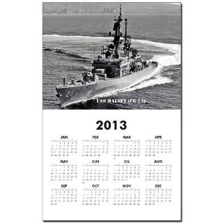 USS HALSEY (CG 23) Calendar Print