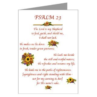 Psalm 23 Greeting Cards  Buy Psalm 23 Cards