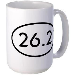 26.2 Gifts  26.2 Drinkware  26.2 Marathon Runner Oval Mug