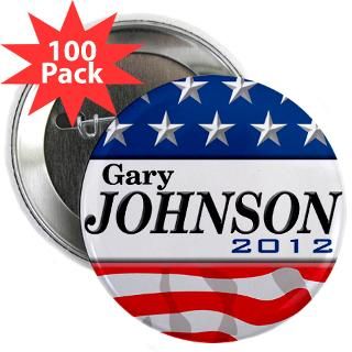 Dpriebe Designs Buttons  Gary Johnson Button 2.25 Button (100 pack