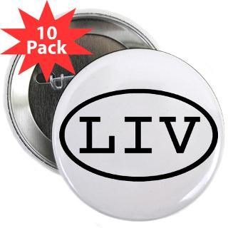 Gifts  Automobile Buttons  LIV Oval 2.25 Button (10 pack