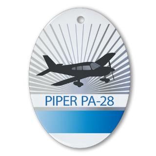 Aircraft Piper PA 28 Ornament (Oval) for $12.50