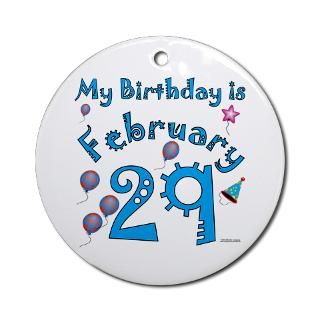 29 Gifts  2/29 Home Decor  February 29th Birthday Ornament