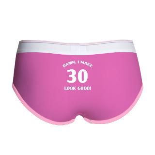 30 Yr Old Gag Gift Womens Boy Brief for $17.50