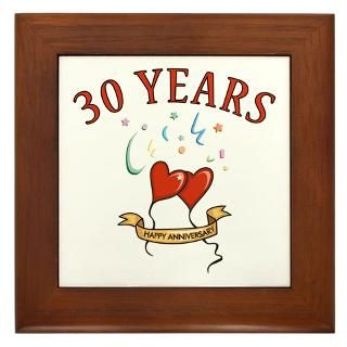 30Th Anniversary Framed Art Tiles  Buy 30Th Anniversary Framed Tile