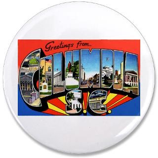 City Gifts  City Buttons  Columbia South Carolina Greet 3.5