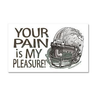 Attitude Gifts  Attitude Wall Decals  Your Pain Football 35x21