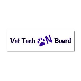 Vet Tech On Board 33 Car Magnet 10 x 3 for $6.50
