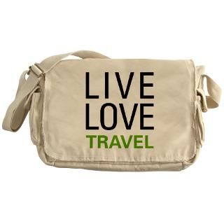 Live Love Travel Messenger Bag for $37.50