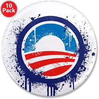 2008 Gifts  2008 Buttons  Obama Art 3.5 Button (10 pack)