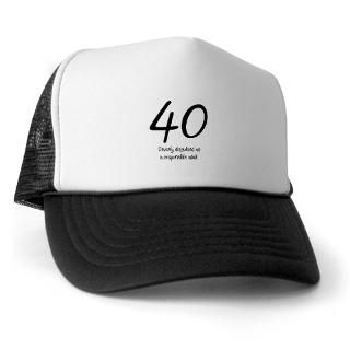40 Gifts  40 Hats & Caps  40th Birthday Trucker Hat