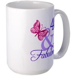 40 Gifts  40 Drinkware  40th Birthday Butterfly Mug