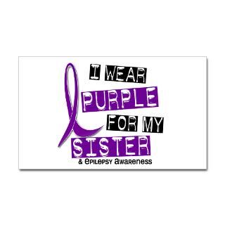 Wear Purple 37 Epilepsy Sticker by awarenessgifts