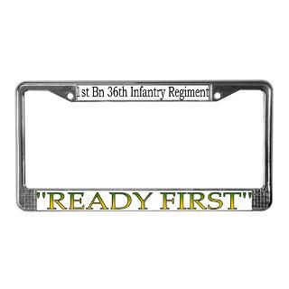 1St Armored Division Old Ironsides License Plate Frame  Buy 1St
