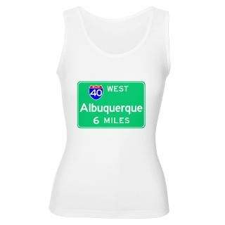 Albuquerque NM, Interstate 40 West Tank Top by thebesttees