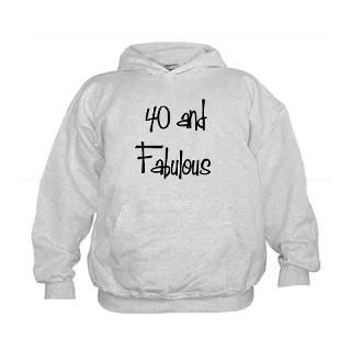 40 and Fabulous Kids Hoodie