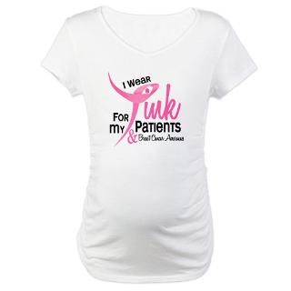 Wear Pink For My Patients 41 Maternity T Shirt by pinkribbon01