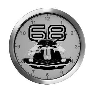 1968 Camaro Modern Wall Clock for $42.50