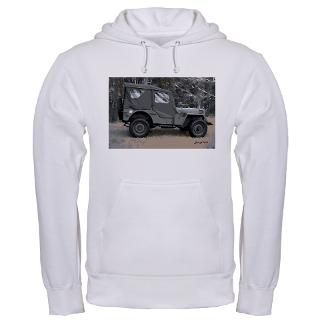 42 Ford GPW jeep in woods Hoodie