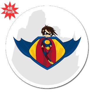 Cute Superhero Girl 3 Sticker (48 pk) for $30.00