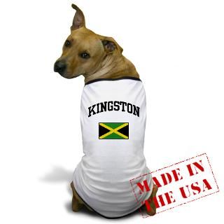 Black Gifts  Black Pet Apparel  Kingston Jamaica Dog T Shirt