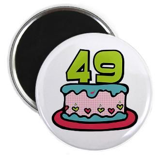 49 Gifts  49 Kitchen and Entertaining  49th Birthday Cake Magnet