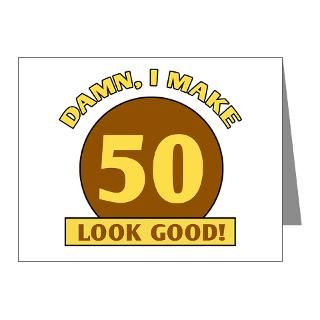 50 Gifts  50 Note Cards  50th Birthday Gag Gift Note Cards (Pk of