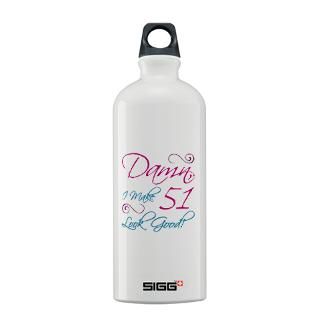 51 Gifts  51 Drinkware  51st Birthday Humor Sigg Water Bottle