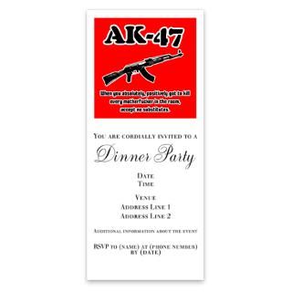 AK 47 Invitations for $1.50