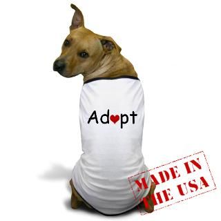 Adopt Heart Dog T Shirt by reekoesroom1