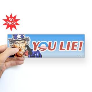 Uncle Sam   You Lie Bumper Sticker (50 pk) for