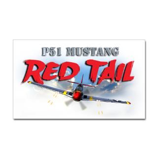 Mustand Red Tail Gifts  Mustand Red Tail Bumper Stickers