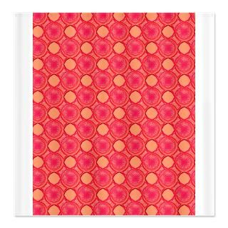 Pink Bubble Pattern College 47 Bath Shower Curtain