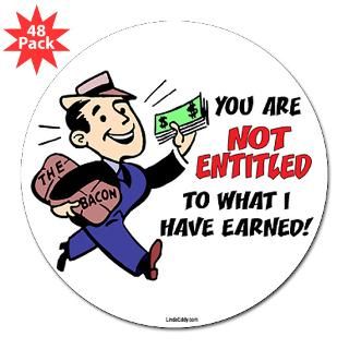  Not Entitled Retro 3 Lapel Sticker (48 pk