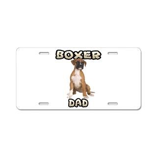 boxer dad aluminum license plate $ 19 49