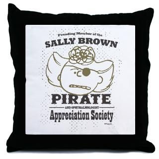 Pirate Appreciation Society Throw Pillow