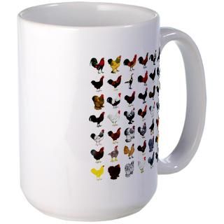 Avian Gifts  Avian Drinkware  49 Roosters Mug